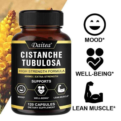 Cistanche Tubulosa Supplement 400MG - Mood, Endurance, Athletic Performance, Energy and Muscle Strength Support