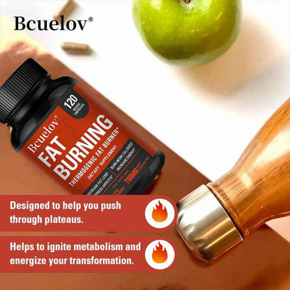 Slimming Capsule Fat Burner, with Acetyl-L-Carnitine, Green Tea Extract and Caffeine - for Healthy Weight Management Supplement