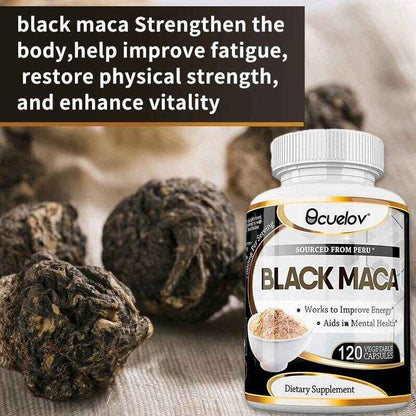 Black Maca High Strength Extract Gel, Muscle Health, Energy and Endurance