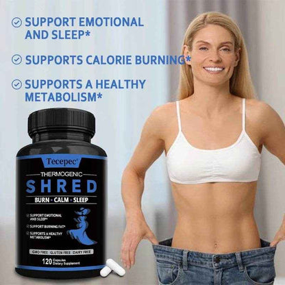 Fat Burner, Powerful Thermogenic Weight Loss, Relaxing Sleep, Metabolism Booster, Nighttime Appetite Suppressant, 120 Capsules