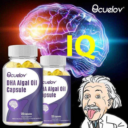 DHA natural algae oil extract, supplement memory and attention, support memory enhancement, protect brain nerves