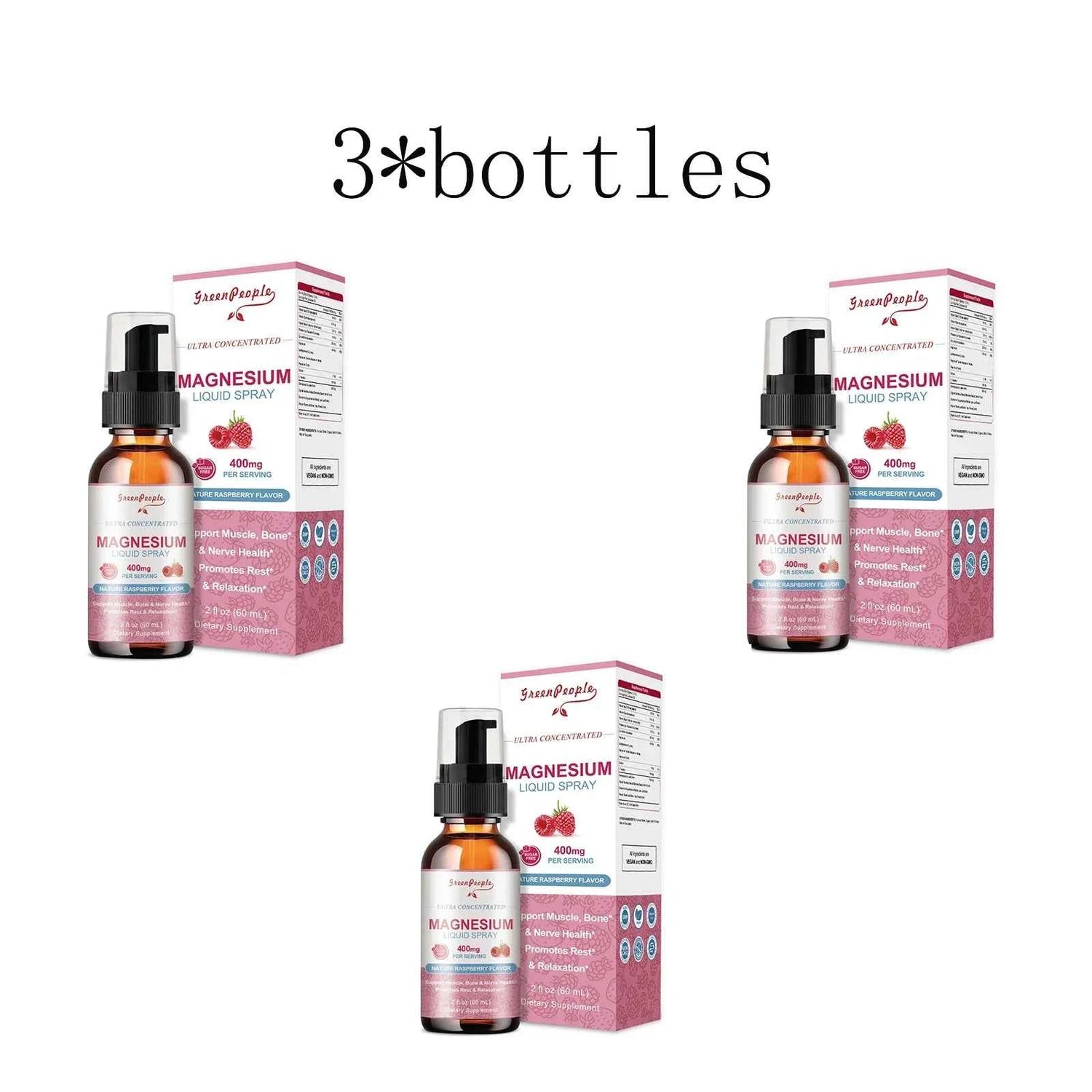 Magnesium Glycinate Liquid, 400mg Magnesium Liquid Supplement with Vitamin B6, C, D, Zinc, Magnesium for Kids and Adults