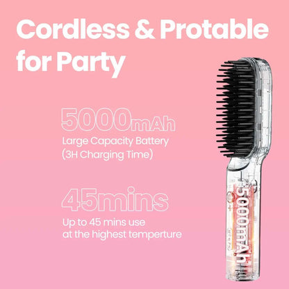 AeroStyler™ 3-in-1 Hair Dryer Brush – Negative Ion Hot Air Styler, Volumizer &amp; Straightener Curler Blow Dryer Brush