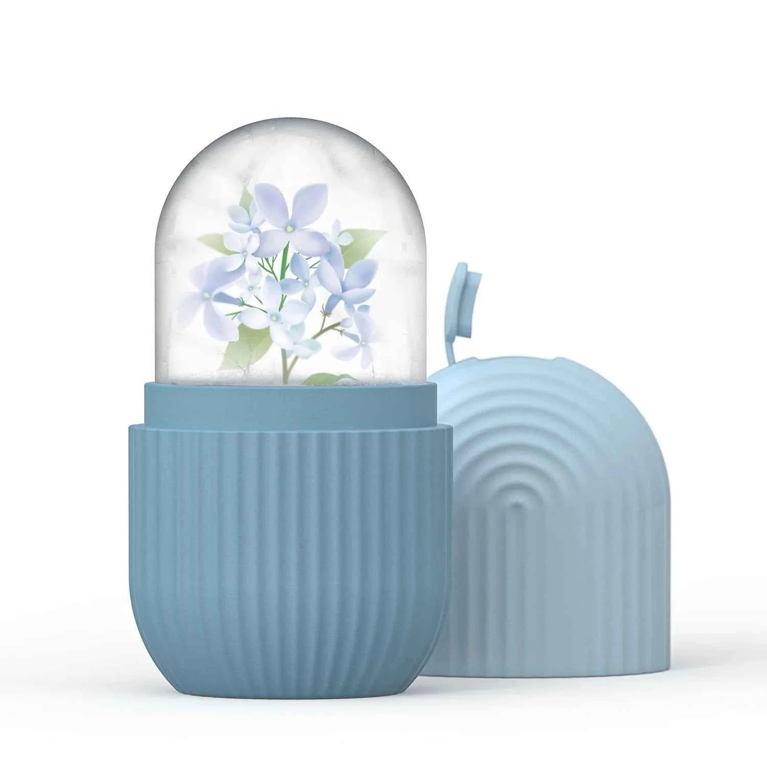 Upgraded Ice Roller Face and Eye Beauty Massage Silicone Ice Cubes Tighten Skin Reduce Skin Temperature Skin Care Tool