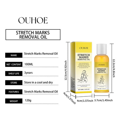 Stretch Mark Lightening Essential Oil Skin Care Cream for Pregnant Women Moisturizing Lifting Firming Skin Slimming Oil 100ml by Roksy