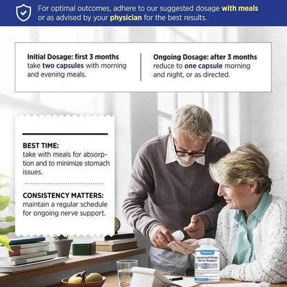 Advanced Sciatic Nerve Support Essential Alpha Lipoic Acid Vitamins, Antioxidants Support Sciatic Nerve Health and Function