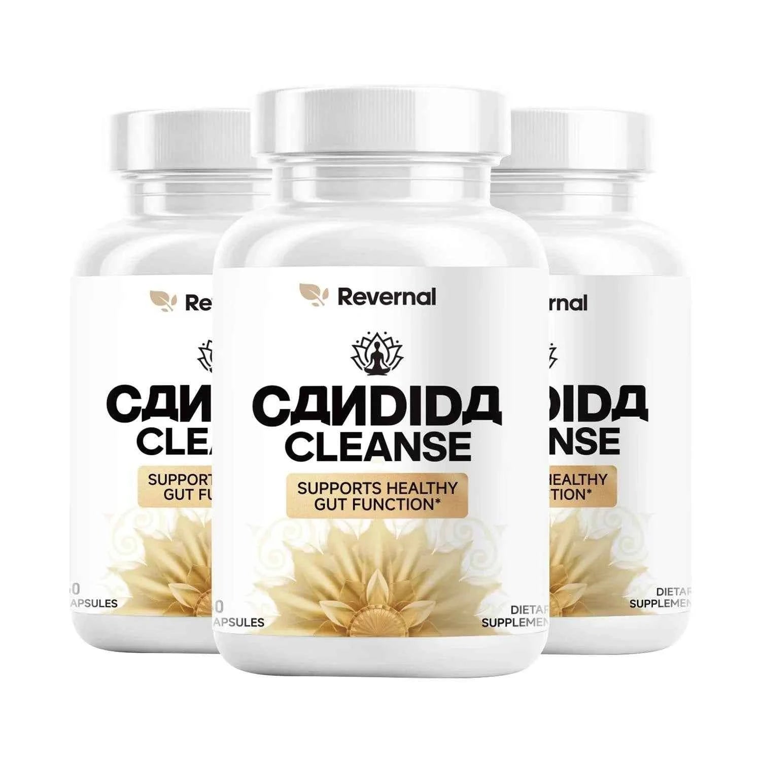 Candida Cleanse - Gut &amp; Colon Support (60 Capsules) - for Men &amp; Women - Natural Herbs for Intestinal Detox - Anti Yeast Overgrow