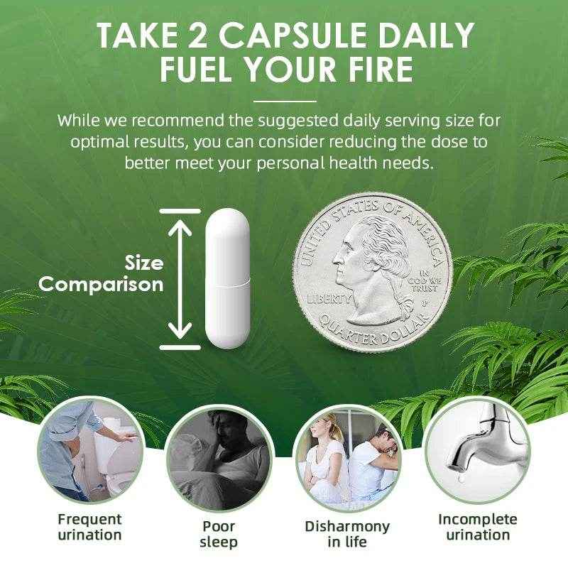 BEWORTHS Saw Palm Supplement Helps Promote Prostate Health &amp; Prevent DHT Hair Loss No Gluten,Non-gmo Hair Growth