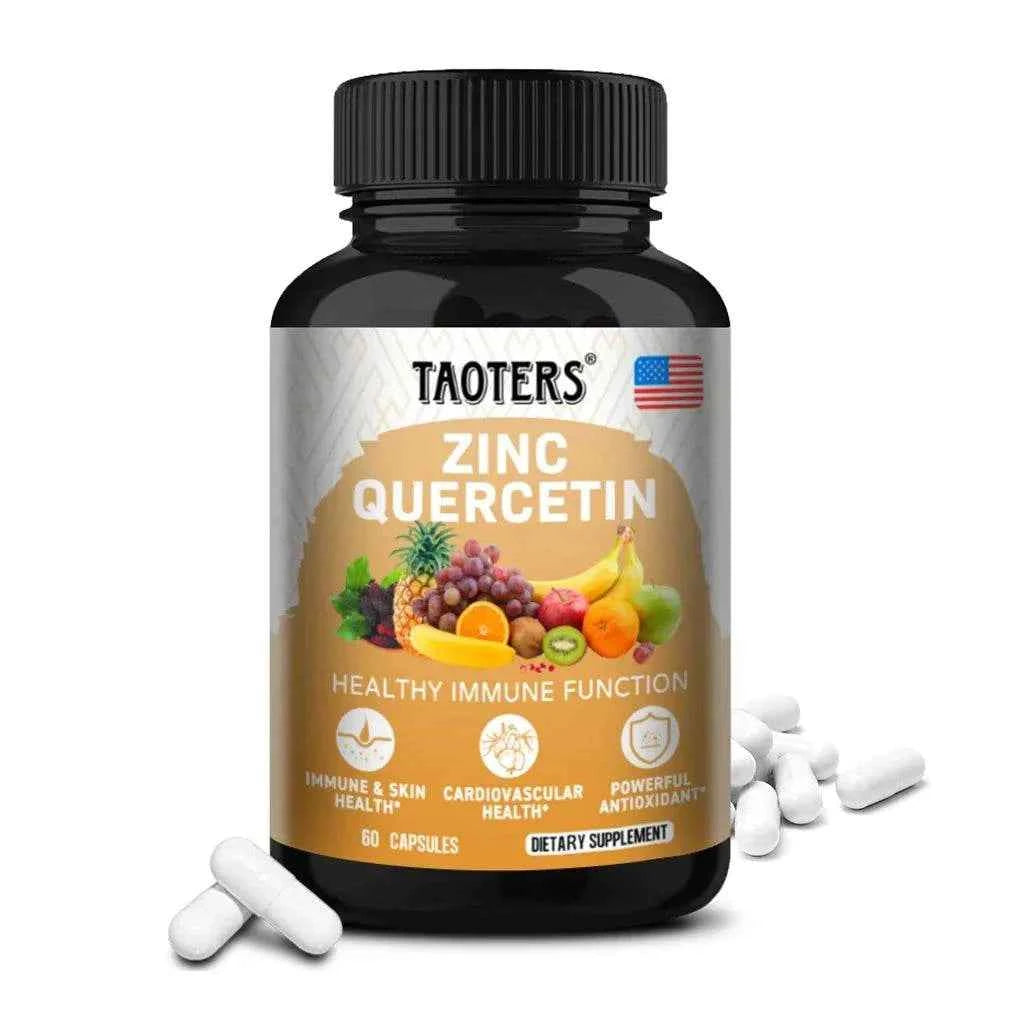 Quercetin Antioxidant Supplements Lung Support Cardiovascular Skin Health Immune Function Anti-Inflammatory Beauty &amp; Health Zinc