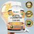 Acetyl L-Carnitine 1500 mg, Supports Efficient Energy Production, Brain Function, Fat Metabolism, 120 Capsules