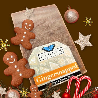 🍪 Gingersnapped – Seasonal Shea Butter Soap (Christmas)