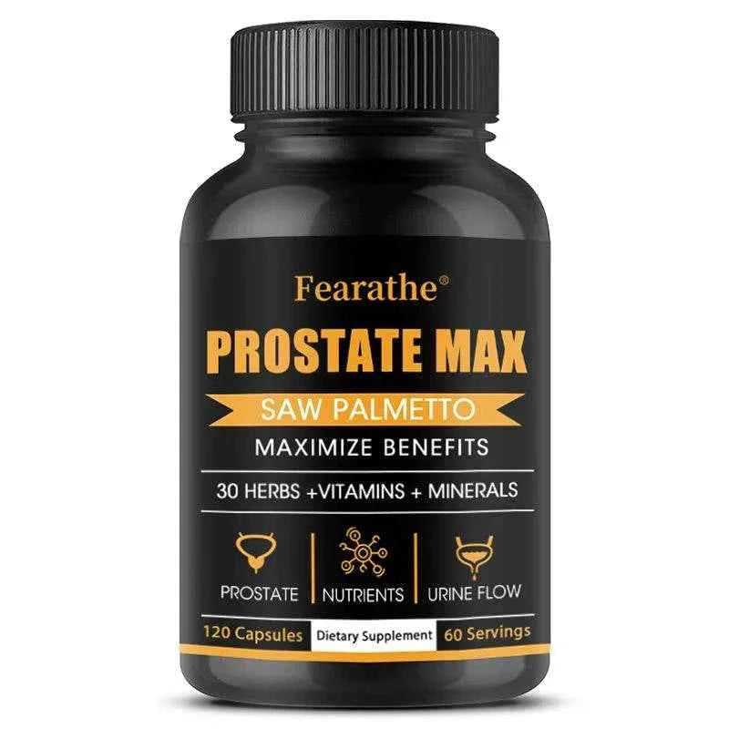 Fearathe Saw Palmetto Prostate Supplement - Promotes Prostate Health, Urinary Health and Hair Growth
