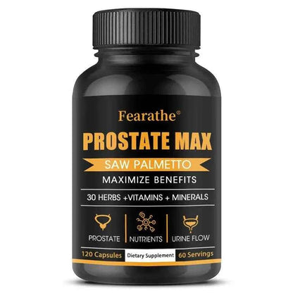 Fearathe Saw Palmetto Prostate Supplement - Promotes Prostate Health, Urinary Health and Hair Growth