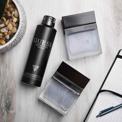 Seductive Homme By Guess For Men 4Pcs Set EDT Spray