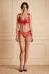 Seductive Scarlet  2 Piece Bow Lingerie Set - lingerie & underwear