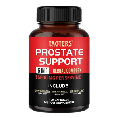 Saw Palmetto and Ginger Root Supplements for Prostate Health, Hair Growth, Urinary Tract Health, Inflammation Management