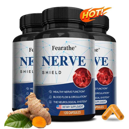 Nerve Support Supplement - Contains 600 Mg Daily Dose of Lipoic Acid for Healthy Nerve Function, Blood Flow and Circulation