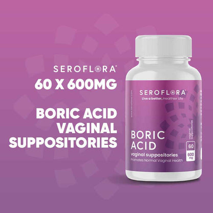 Boric Acid Suppositories (60ct)