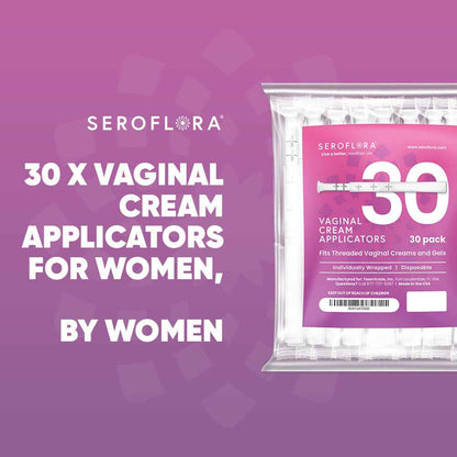 Disposable Vaginal Cream Applicators for Premarin, Estrace &amp; many others (30ct)