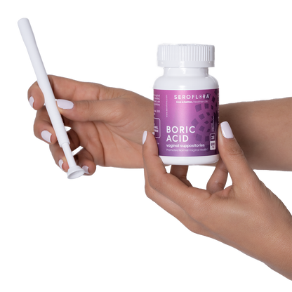 Boric Acid Vaginal Suppositories with Applicators (30/7ct)