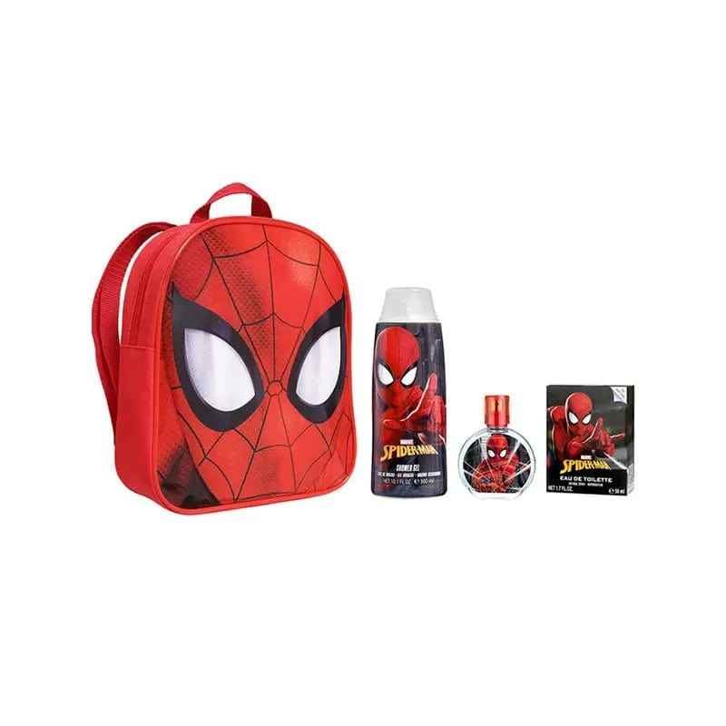 Set Gift Perfume Marvel Spiderman For Children EDT 50ml+Shower Gel + Backpack