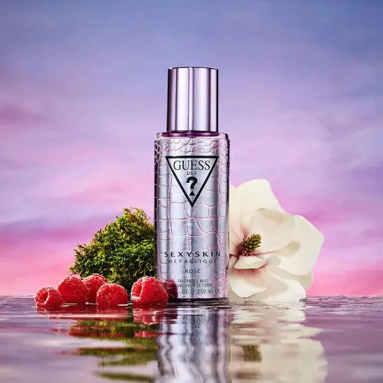 Sexy Skin Metallique Rose By Guess For Women 8.4 oz Body Mist by perfumesandrea