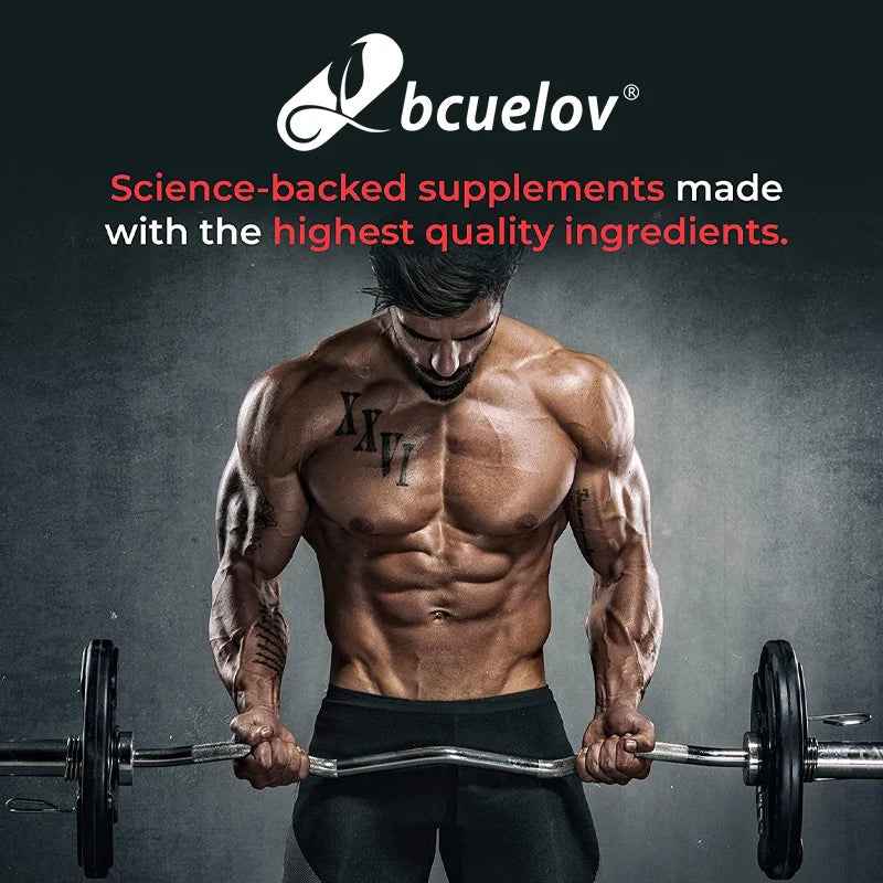 Energy Booster Capsules – Nitric Oxide + L-Citrulline for Strength, Endurance &amp; Muscle Mass – Pre-Workout Support – 120 Capsules