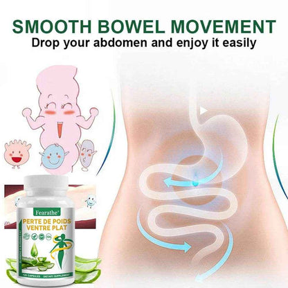 Aloe Vera Extract Capsules, Detox Cleansing and Digestive Support, Promote Gut Health, 120 Capsules