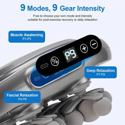 FasciaPro™ 22-Head Massage Gun – 9 Modes for Deep Muscle Relief