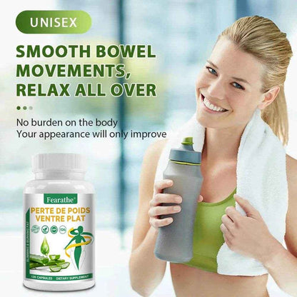 Aloe Vera Extract Capsules, Detox Cleansing and Digestive Support, Promote Gut Health, 120 Capsules