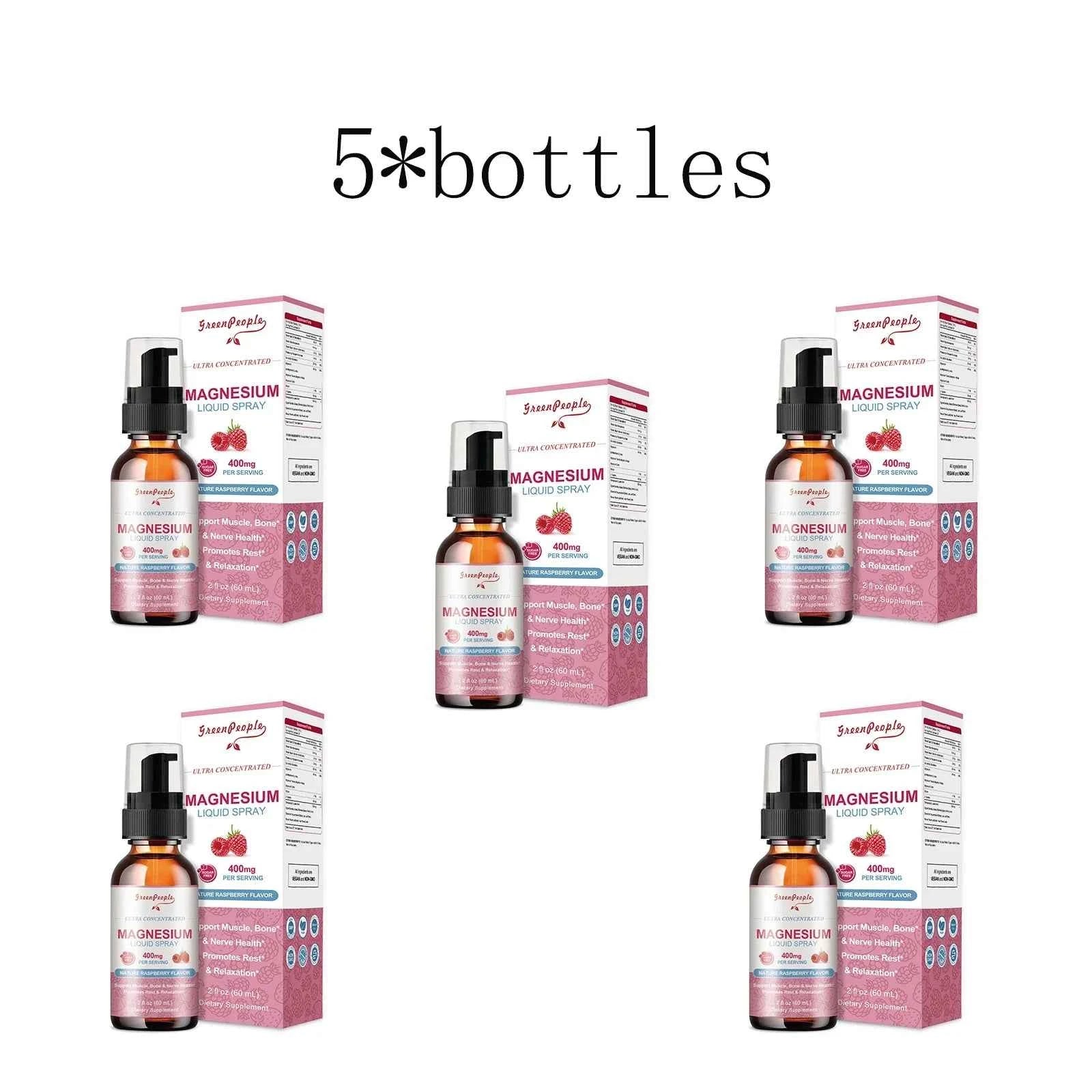 Magnesium Glycinate Liquid, 400mg Magnesium Liquid Supplement with Vitamin B6, C, D, Zinc, Magnesium for Kids and Adults