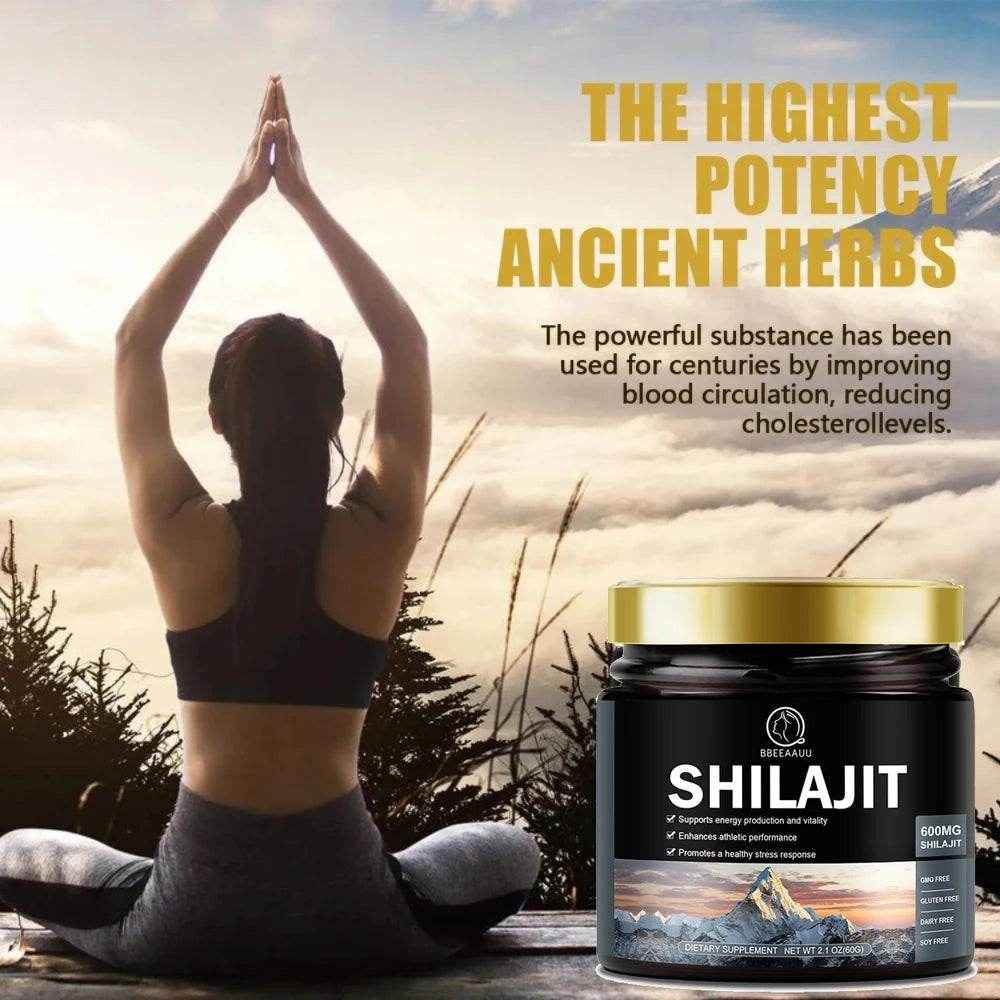 BBEEAAUU Himalaya Shilajit Original High in Trace Minerals &amp; Fulvic Acid for Energy,Muscle Strength&amp;Immunity,Endurance for Adult