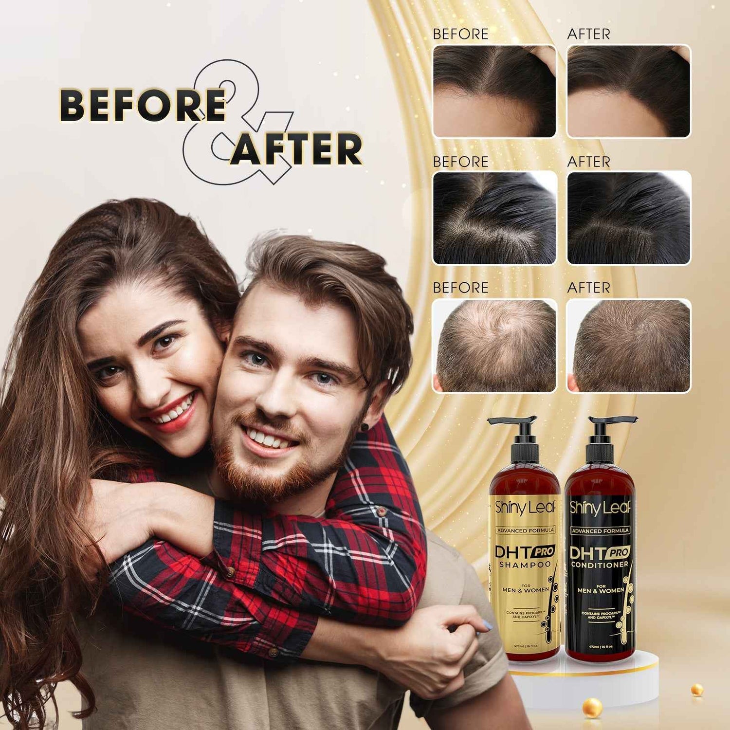 Bariatric Multivitamin with Iron With DHT Pro Shampoo and Conditioner Hair Care Bundle