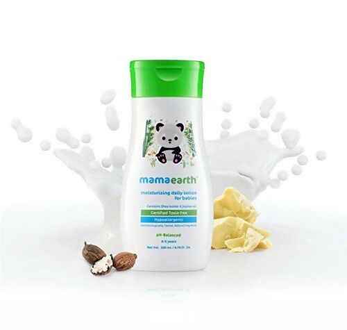 Mamaearth Daily Moisturizing Lotion &amp; Nourishing Baby Hair Oil, With Almond &amp; Avocado Oil