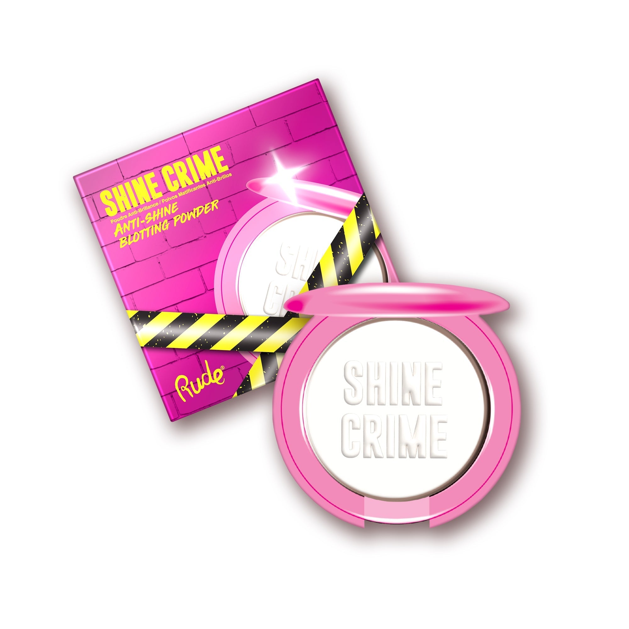 RUDE Shine Crime Anti-Shine Blotting Powder - Translucent -  Translucent - DestGlow
