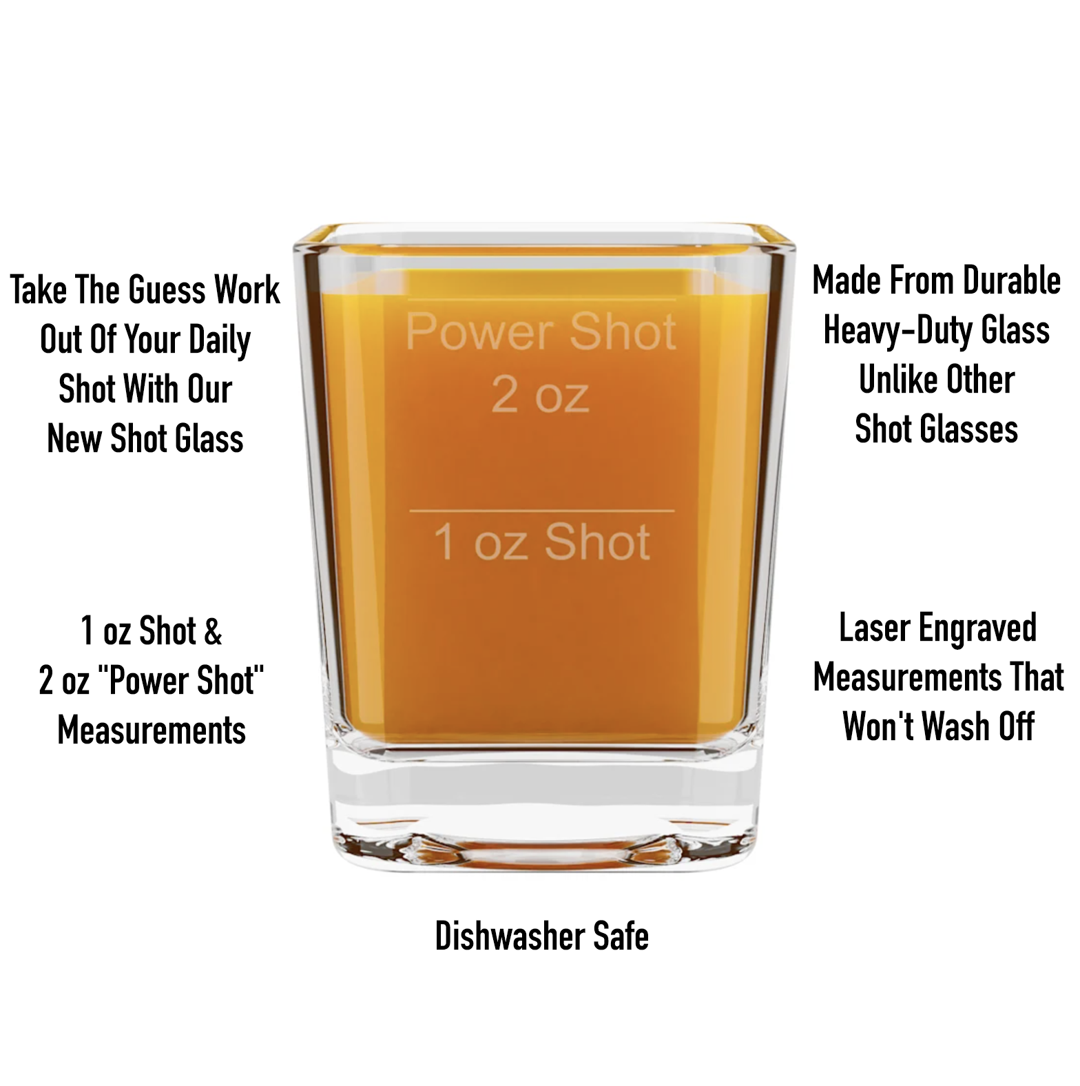 Passion 4 Health Shot Glass