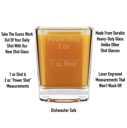 Passion 4 Health Shot Glass