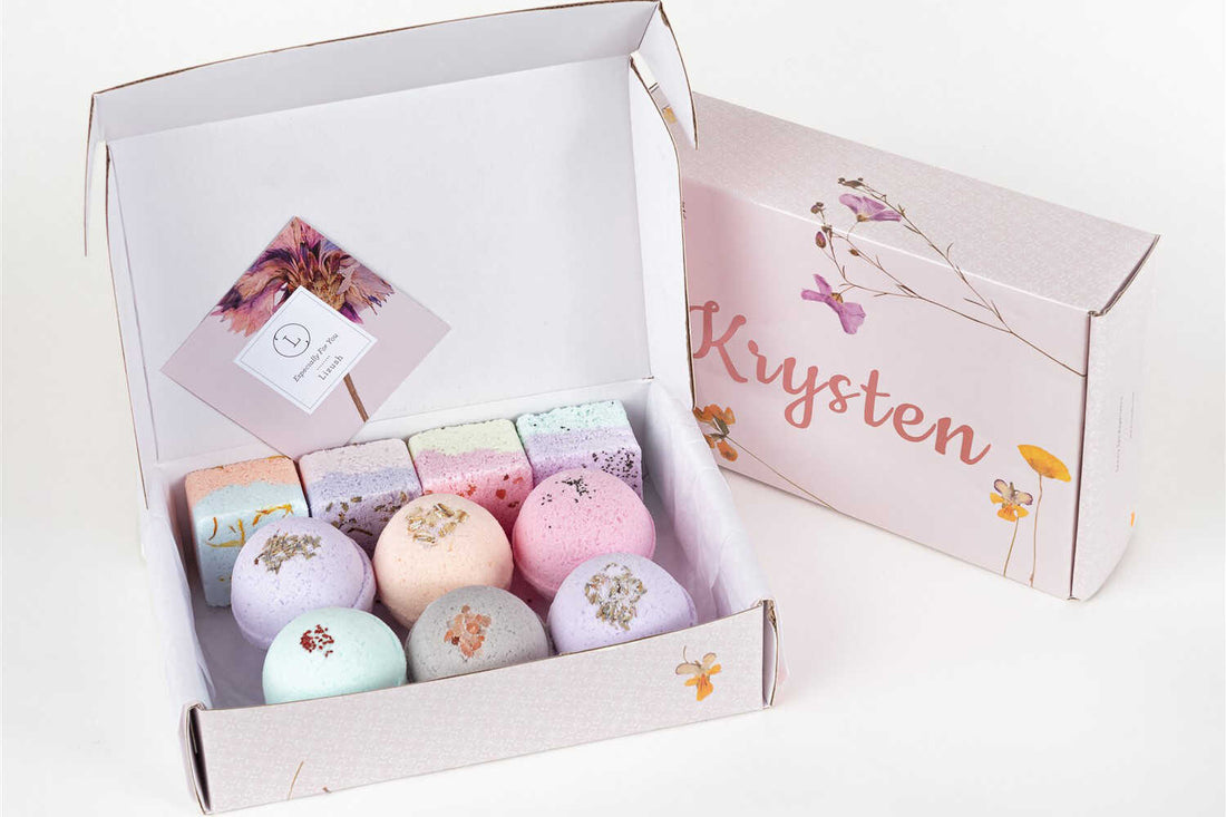 Natural Bath Bombs and Shower Steamers Gift Set - for anyone that like to Bath and Shower by Lizush