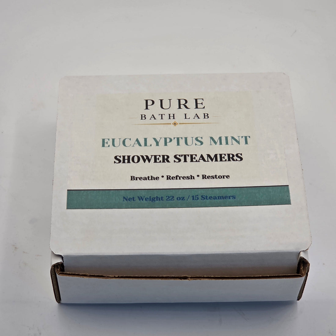 Eucalyptus Mint - Breathe Easy Shower Steamers - Sinus Relief Eucalyptus Menthol (15 count) by Spa Pure