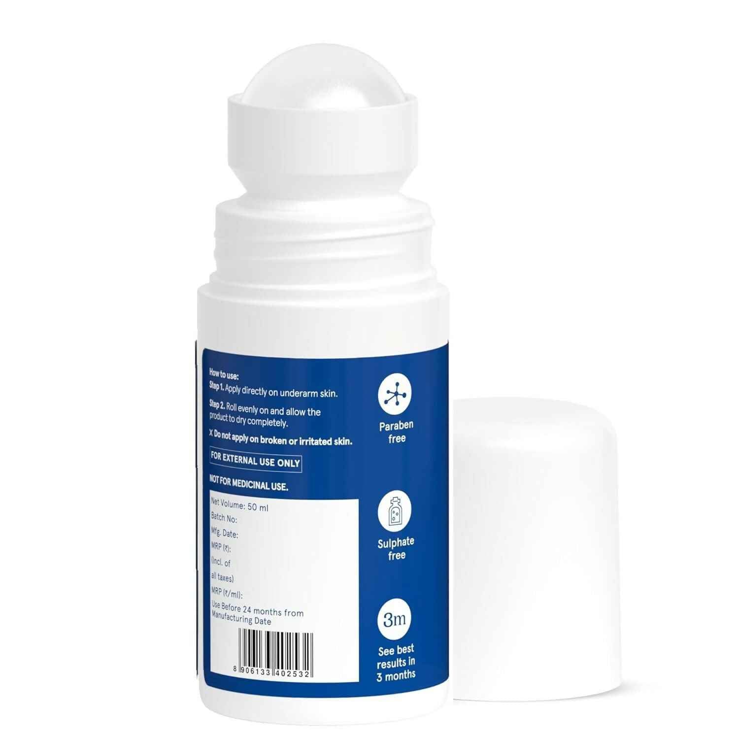 BeBodywise 4% AHA BHA Underarm Roll On For Reduce Pigmentation - Flora Fragrance