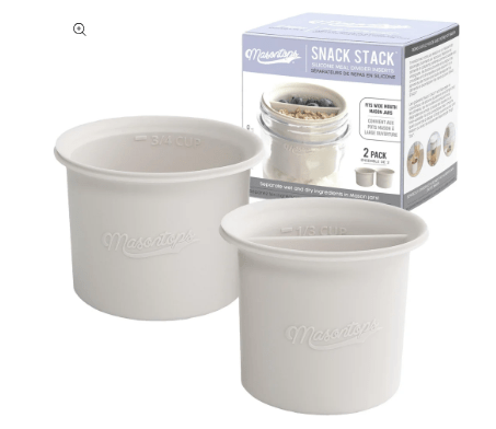 Silicone Meal Divider Inserts, Snack Stack by Country Life Natural Foods