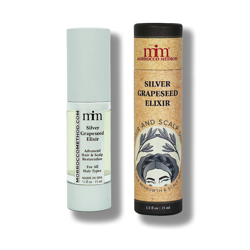 Silver Grapeseed Hair Restoring Elixir by Morrocco Method International