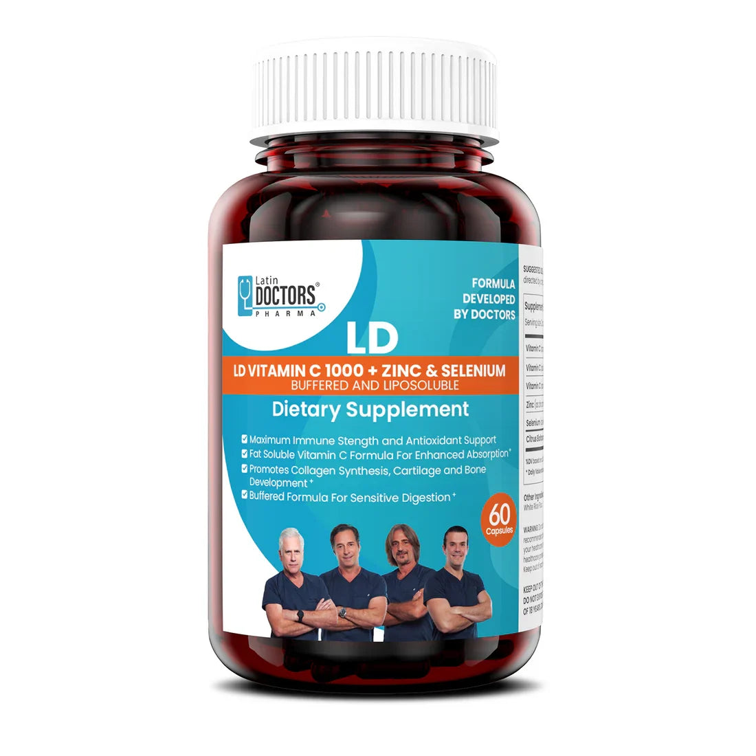 Latin Doctor VT C 1000+ZINC &amp; SELENIUM 60CT  DestGlow