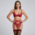 Siren’s Kiss 4 Piece Lace Lingerie Set by Lingerie By Coco