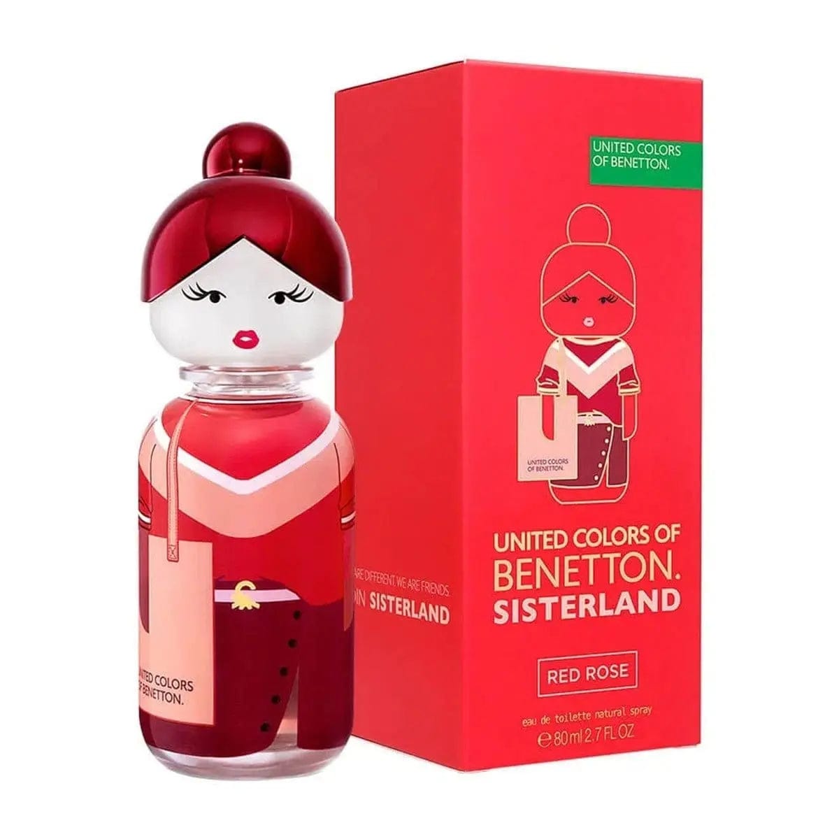 Sisterland Red Rose By Benetton For Women 2.7 oz EDT Spray by perfumesandrea
