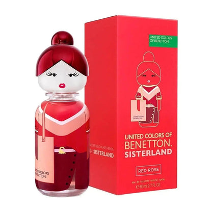 Sisterland Red Rose By Benetton For Women 2.7 oz EDT Spray by perfumesandrea