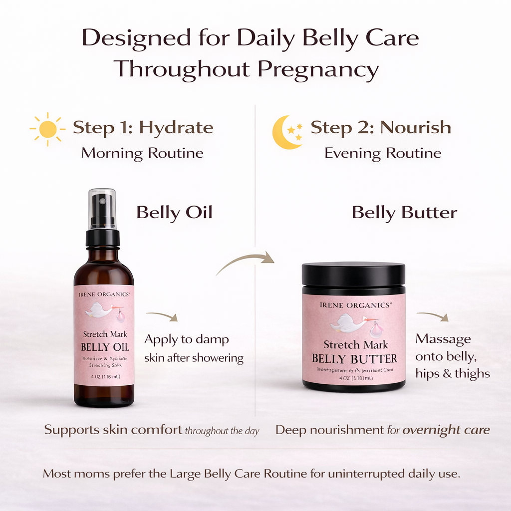 Belly Care Routine Bundle by Irene Organics