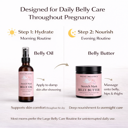 Belly Care Routine Bundle by Irene Organics