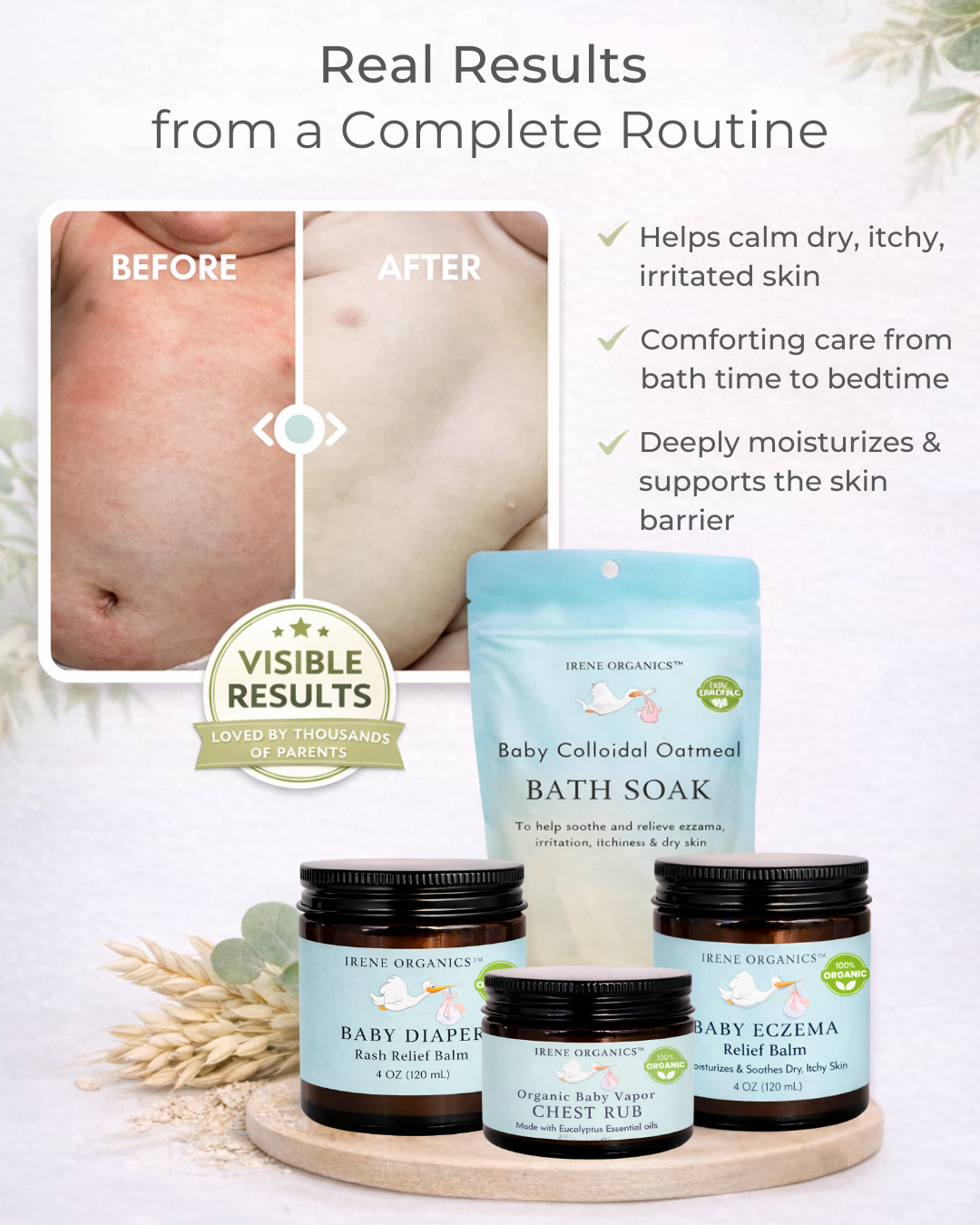 Complete Baby Skincare Collection by Irene Organics