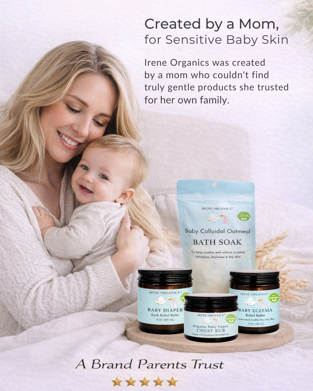 Eczema Baby Skincare Duo by Irene Organics